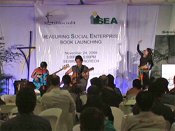 Joey Ayala and the Bagong Lumad Artists Foundation make the book launch of 'Measuring Social Enterprise' a cultural event to remember.