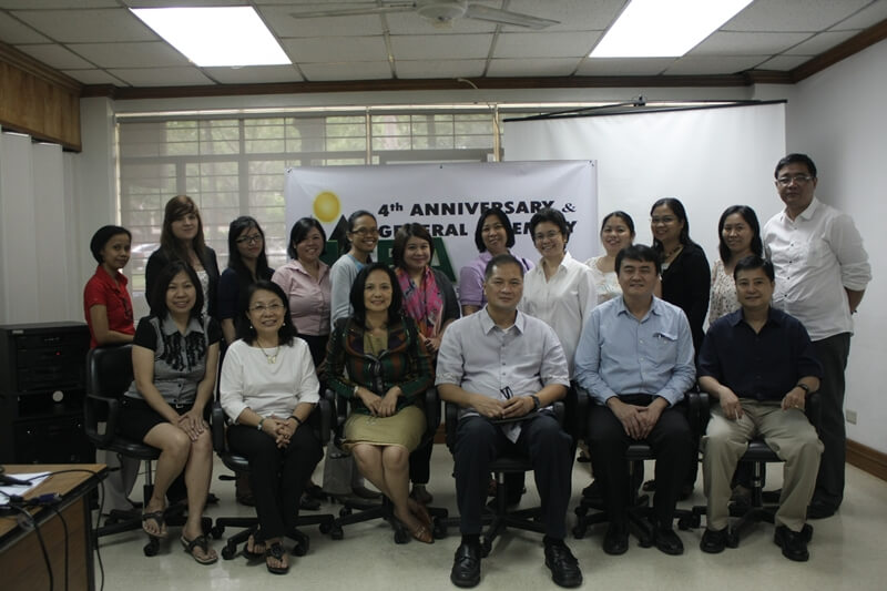 ISEA  officers, Philippine-based members and staff pose during ISEA’s 4th Anniversary.