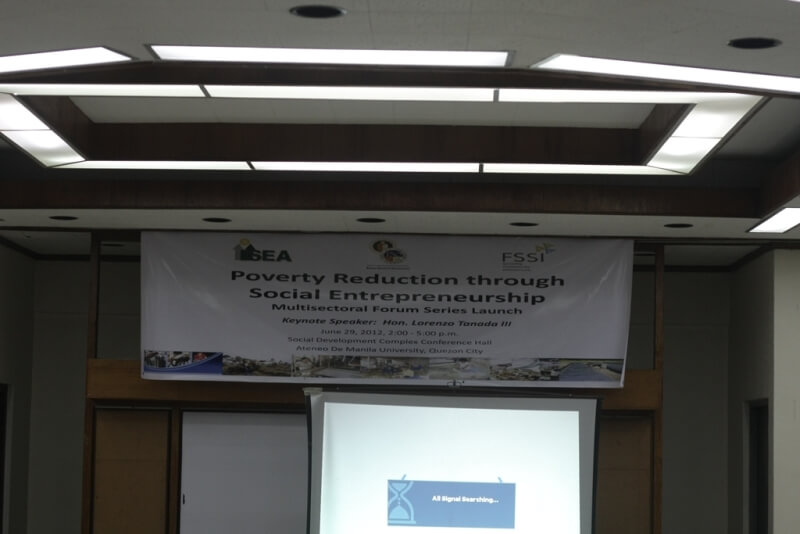 FSSI and ASoG co-sponsor the Poverty Reduction Through Social Entrepreneurship (PRESENT) Multisectoral Forum Series Launch