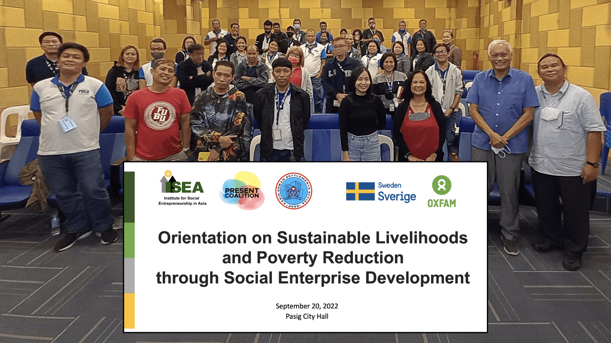 Localizing the PRESENT program and policy agency in Pasig City [Philippines]