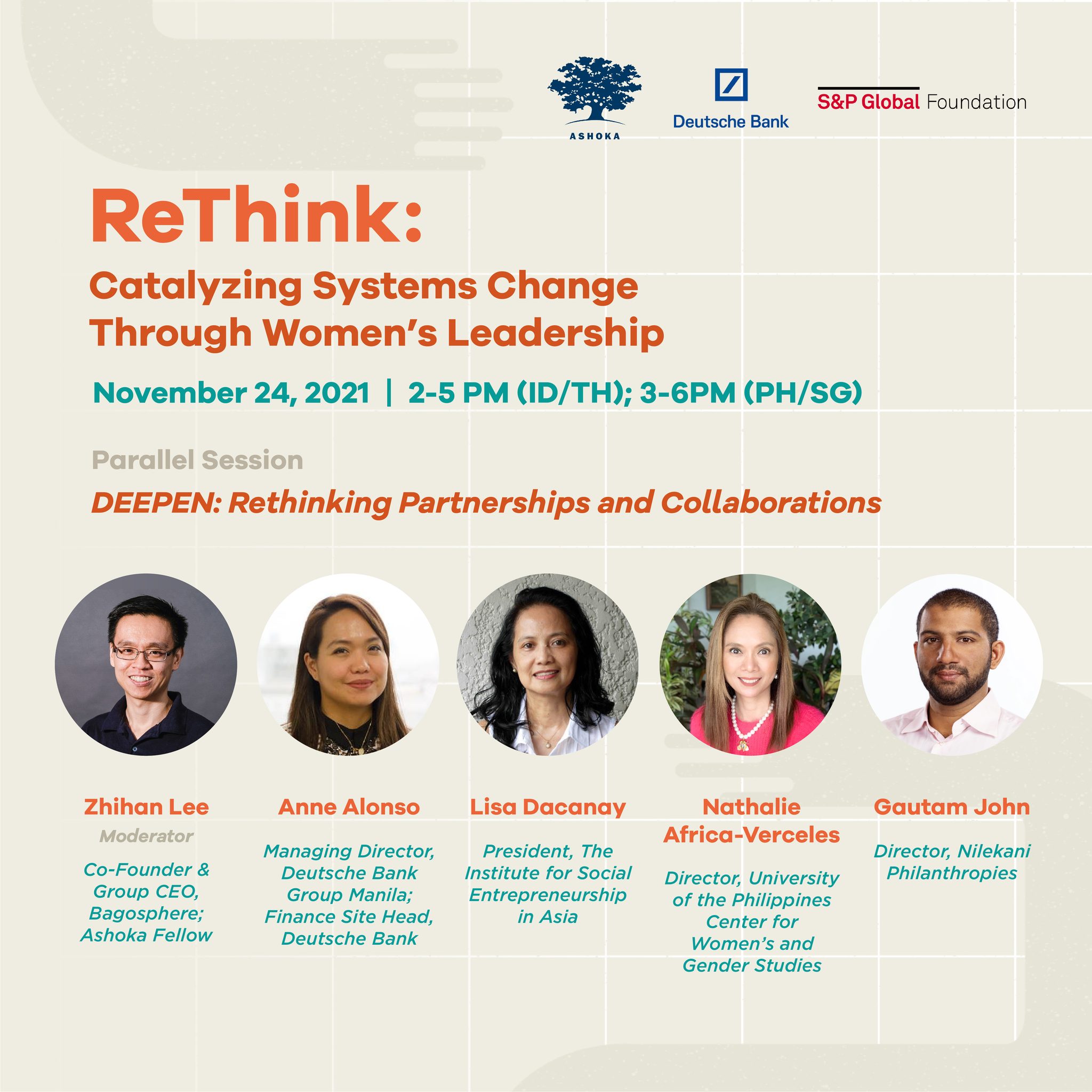 ISEA President joins Ashoka’s event on Catalyzing Systems Change through Women’s Leadership