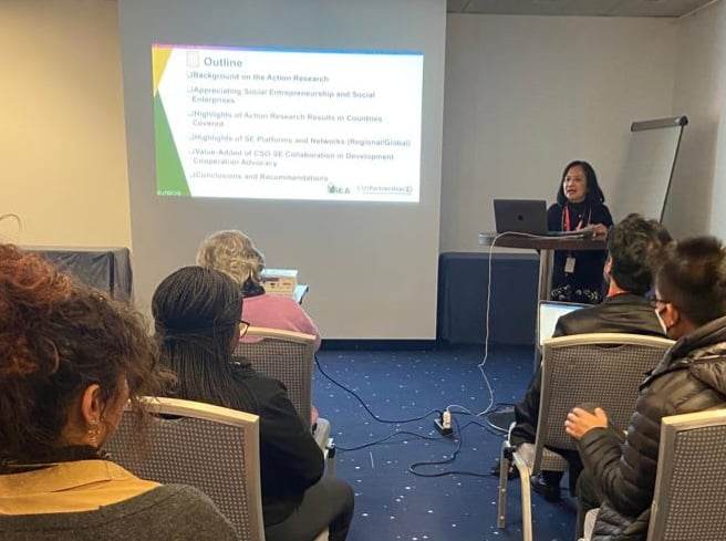 ISEA presents the highlights of the ISEA-CPDE Report at the Effective Development Co-operation Summit in Geneva