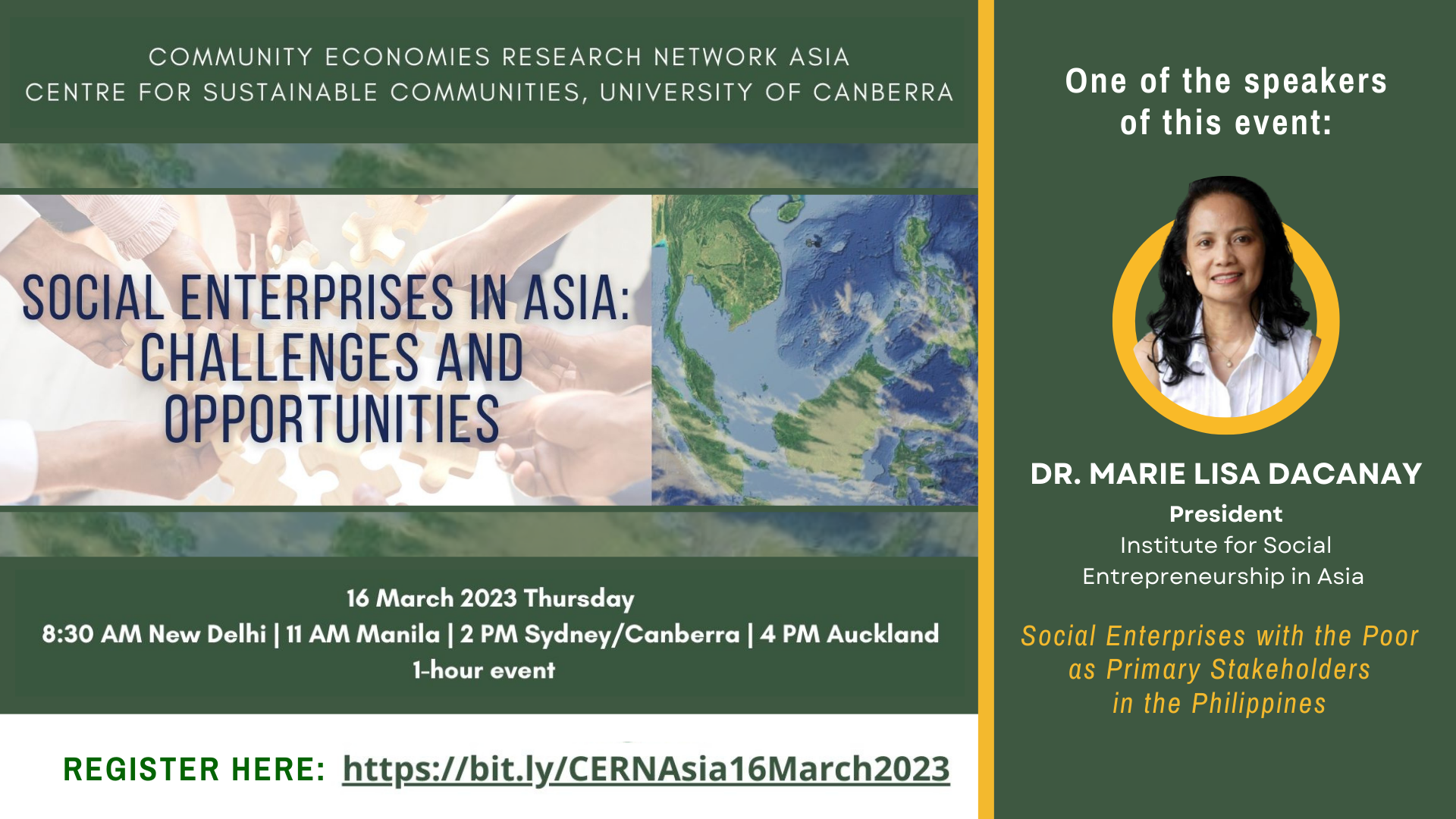 ISEA President presents “Social Enterprises with the Poor as Primary Stakeholders in the Philippines” during the CERN Asia online symposium